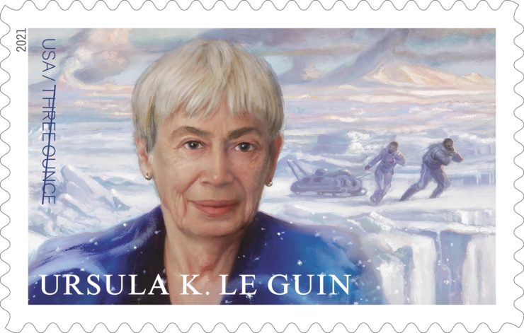 2021 Ursula K. Le Guin SHEET     THREE OZ FOREVER STAMPS ( 5 Sheets ) 100 Stamps