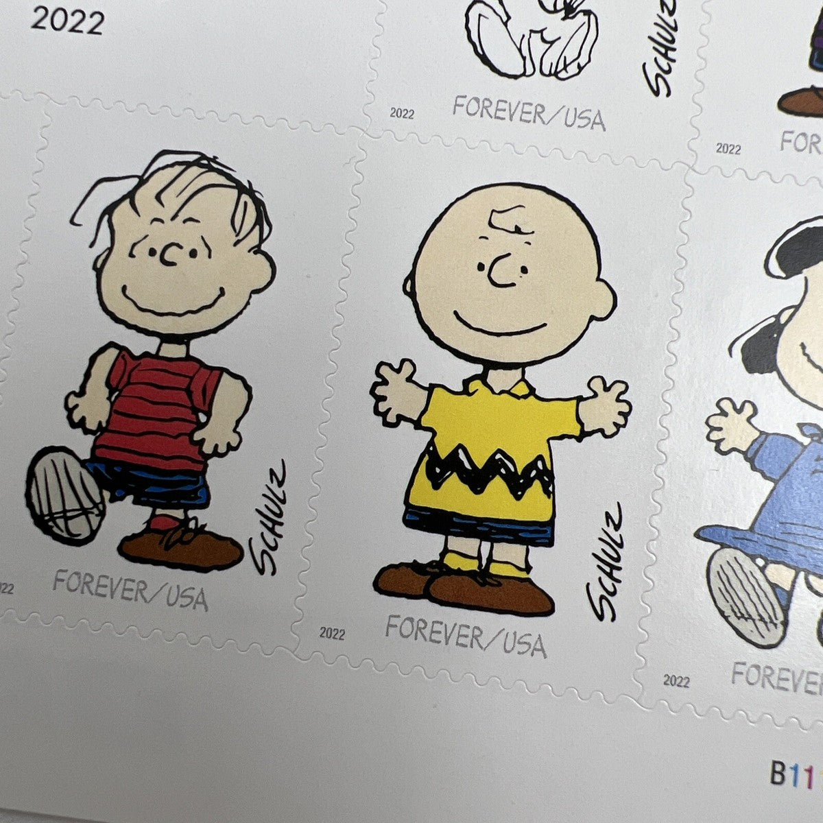Charlie Brown Forever Stamp (5 Sheets ) 100 stamps