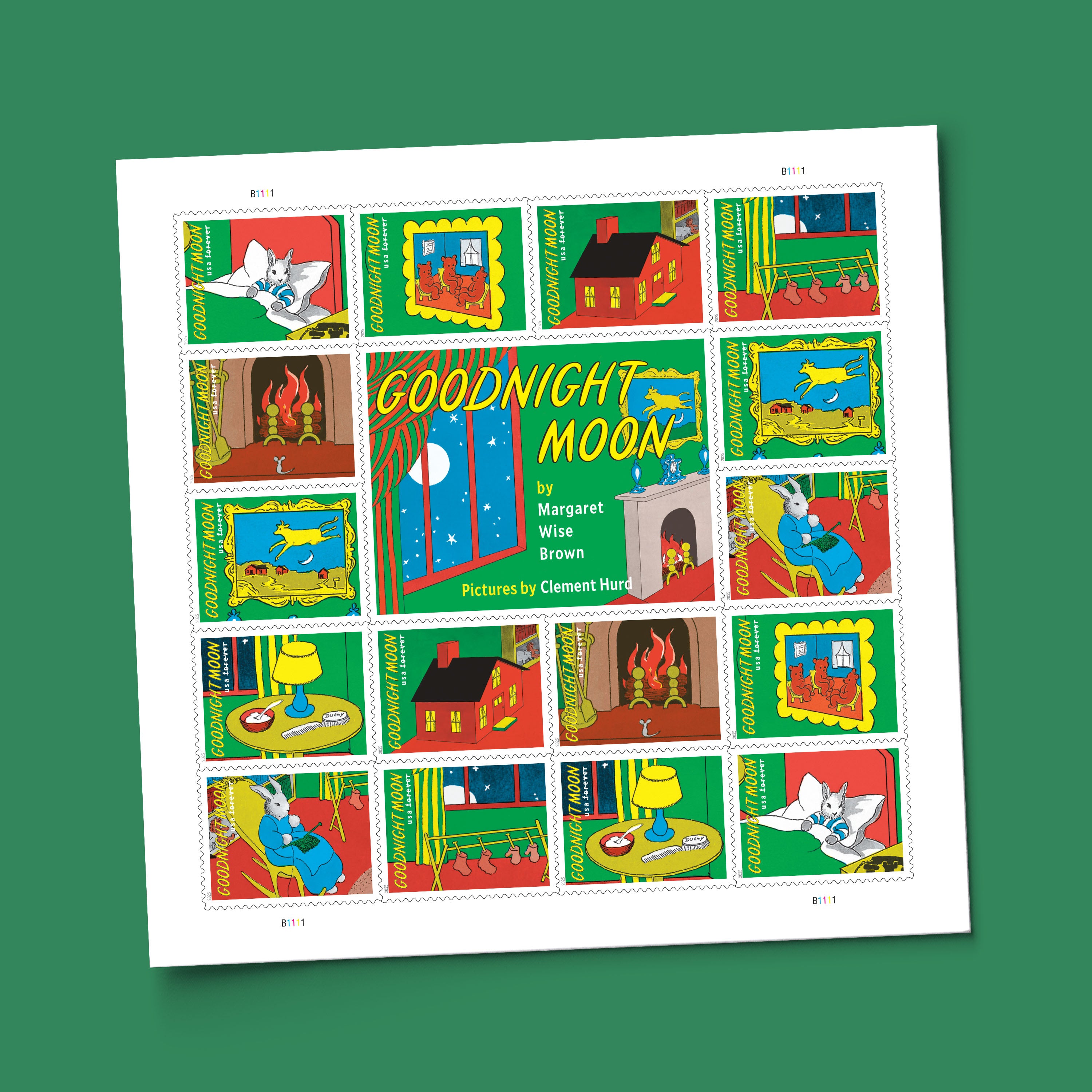 Goodnight Moon Stamps FOREVER STAMPS (5 sheets) 80 Stamps