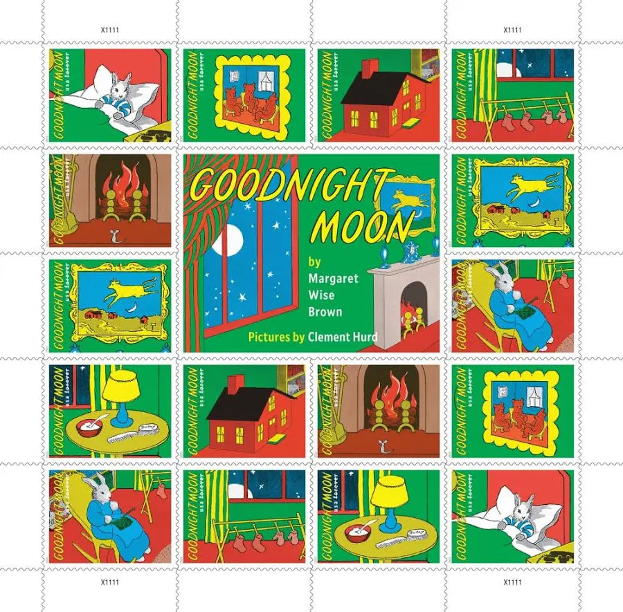 Goodnight Moon Stamps FOREVER STAMPS (5 sheets) 80 Stamps
